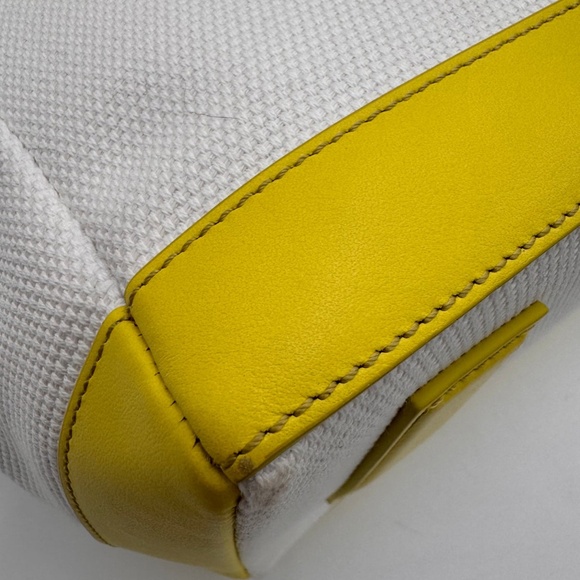 TOM FORD Calfskin Mini Logo Tote White - Picture 5 of 13